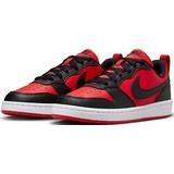 Nike COURT BOROUGH LOW RECRAFT (GS) Sneaker, University RED/Black-White, 38 1⁄2