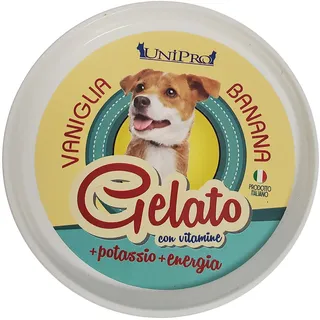 Unipro Eiscreme für Hunde und Katzen Frisch mit Vanille und Banane