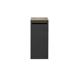 Stella Trading Vilstalsee Unterschrank 34 x 72 x 31 cm Schwarz