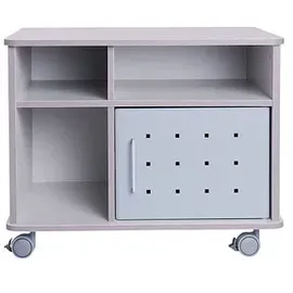 Rocada Bürowagen 72 x 57,5 x 59 cm grau