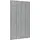 vidaXL Dachpaneel 36 pcs Silber 80 x 45 cm Verzinkter Stahl