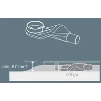 TECE Drainline Ablauf superflach DN 40 Auslauf seitlich 650004