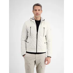 Herren Steppjacke mit Kapuze - Stone - XL