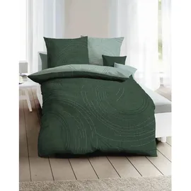 KAEPPEL Jaro Floral Grün 200 x 200 cm + 2 x 80 x 80 cm