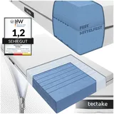 Tectake tectake® Matratze, verschiedene Größen, langlebig und formstabil, waschbarer Bezug aus atmungsaktivem 3D-Meshgewebe