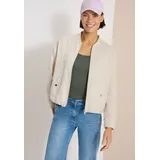 Cecil Blouson aus Leinen mit Zipper - beige L