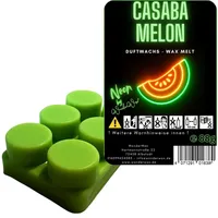 WonderWax Duftwachs WonderWax® Neon Duftriegel 6 x Duftwachs Kreise (Casaba Melon & Santal), Duftrichtung: Casaba Melone & Santal