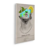 KOMAR Canvasbild Greek Ice Tea Cocktail - 60 cm - Bild Auf Keilrahmen - Modern Urban