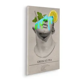 KOMAR Canvasbild Greek Ice Tea Cocktail - 60 cm - Bild Auf Keilrahmen - Modern Urban