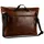LEONHARD HEYDEN Porto Messenger Leder 38 cm braun