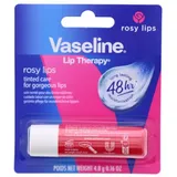 Vaseline Lip Therapy Rosy Getönter Lippenbalsam, mit Mandel- und Rosenöl (4.8 g Glanz