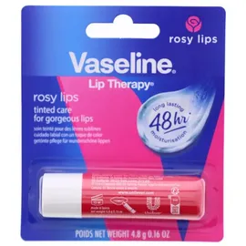 Vaseline Lip Therapy Rosy Getönter Lippenbalsam, mit Mandel- und Rosenöl (4.8 g Glanz