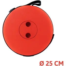 Dönges Teleskophocker, Traglast 180 kg, rot/schwarz