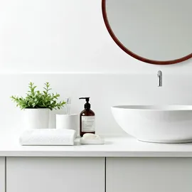 stolarnia pika Runder Wandspiegel 57 x 57 cm Braun
