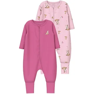 NAME IT 2er-Pack Schlafanzüge Bambi, Rosa, 62