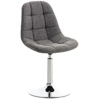 CLP Lounger EMIL mit Stoffbezug, Esszimmerstuhl mit gestepptem Sitz,