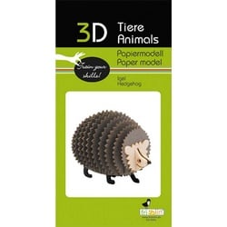 Fridolin 3D Papiermodell - Igel