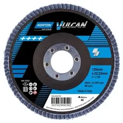 Fächerscheibe Vulcan 125mm P40