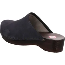 Berkemann Velours-Toeffler Unisex-Erwachsene Clogs, Blau (Blau), 46 EU