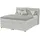 Möbel Kraft Boxspringbett 193 x 109 cm Grau