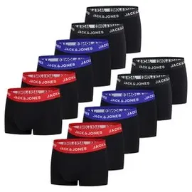 JACK & JONES JACJEANS TRUNKS 12er Pack Schwarz / Blau 3XL