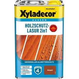 Xyladecor Holzschutz-Lasur 2 in 1 4 l mahagoni