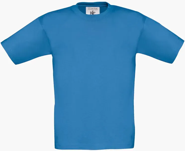 B&C - Exact 150 Kinder T-Shirt - Azure / 3/4 (98/104)