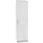 Fackelmann Wäschekorbschrank mit 1 Tür 50 cm x 188,2 cm x 65,1 cm Weiß