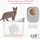 Catit Pixi Katzentoilette Grau