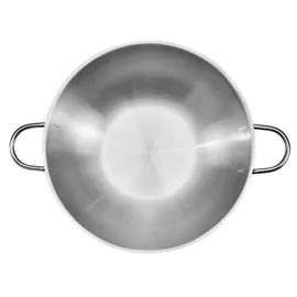 Kopf Wok Josie (Edelstahl, Ø 32 cm, inkl. Glasdeckel, Induktion) silber