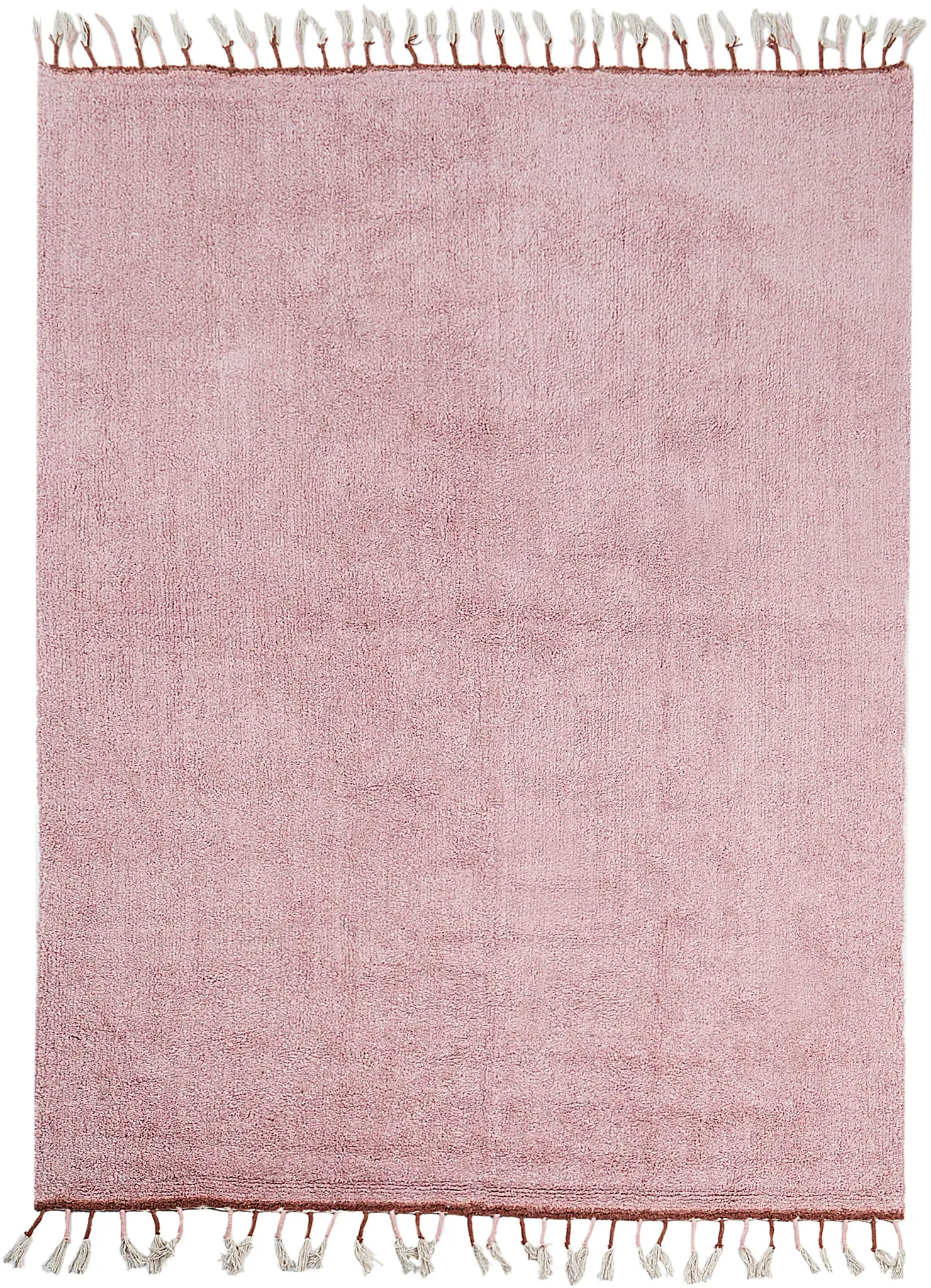 Baumwollteppich 140 x 200 cm Rosa CAPARLI