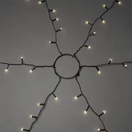 Konstsmide LED Baummantel 10 m gefrostet 270 warmweiße Dioden Schwarz