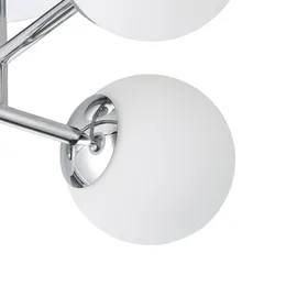 EGLO LED Deckenleuchte CASTROVIDO für Badezimmer 4xG9/4,2W/230V IP44", chrom, - Chrom glänzend