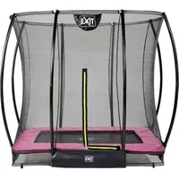 EXIT TOYS Silhouette Bodentrampolin 153 x 214 cm inkl. Sicherheitsnetz rosa