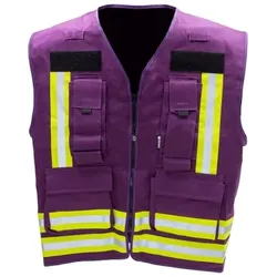 Kennzeichnungsweste, violett - violett - S-XXL (universal)