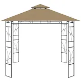 vidaXL Pavillon 3 x 3 m taupe 313913