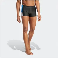 Adidas Colorblock Swim Boxer-Badehose Black / Bright Royal / White S