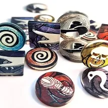 E-Raptor Pagan: Fate of Roanoke Token Set Spiel Mehrfarbig