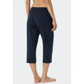 SCHIESSER Mix + Relax Schlafhose Gestreift Dunkelblau 44