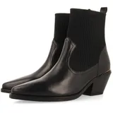 GIOSEPPO Cowboy-Stiefeletten mit Absatz, Leder, Schwarz, 37 EU