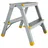 Proregal Giraffe Doppelseitige-Aluminium-Stufenstehleiter 5 Stufen