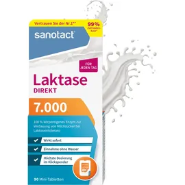 Sanotact Laktase 7.000 DIREKT Tabletten 90 St.