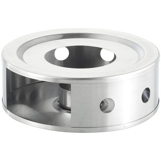 Stövchen aus satiniertem Edelstahl, 15 cm