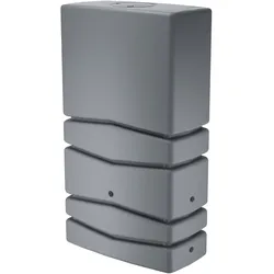 Aqua Tower Neptun Regentonne schmal Wandtank Grau 350l mit Deckel