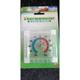 Fensterthermometer   Kunststoff -Aussenthermometer ++ selbstklebend +