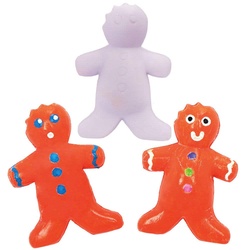 Quetschende Lebkuchenmann Rohlinge (pro Set 5) Bastelaktivitäten zu Weihnachten