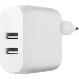 Belkin Dual USB-A Ladegerät, 24W weiß