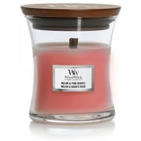 Woodwick Duftkerze Melone & Rosa Quarz Duftkerze 85g