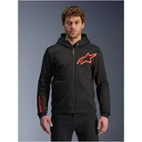 Alpinestars Chrome Air Sport Hoodie Schwarz/Rot L