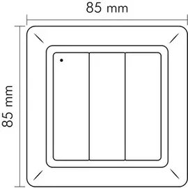 Nobile Aufputztaster 3-fach BT